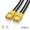 XT90-S Sestava svazku vodičů proti jiskřen&iacute; Samec Z&aacute;strčka 10AWG silikonov&yacute; kabel pro baterii dronu &Uacute;ložiště sol&aacute;rn&iacute; energie RC Hobby