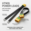 XT90-S Sestava svazku vodičů proti jiskřen&iacute; Samec Z&aacute;strčka 10AWG silikonov&yacute; kabel pro baterii dronu &Uacute;ložiště sol&aacute;rn&iacute; energie RC Hobby